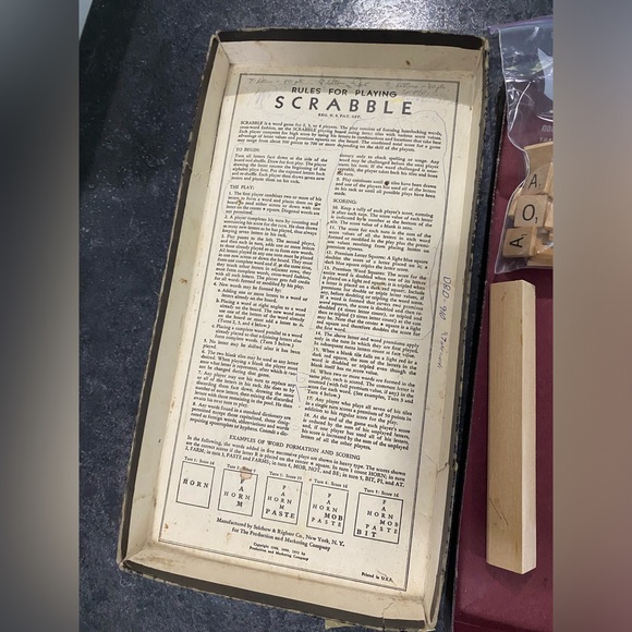 Old Scrabble game. Complete. - Picture 6 of 6